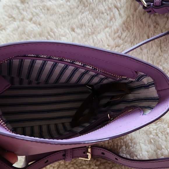 NWOT Dooney & Bourke Lavender Saffiano Leather Crossbody Bag ๐ - Picture 11 of 17